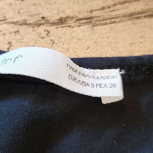 Black racerback tank top size S Zara - Picture 2 of 5